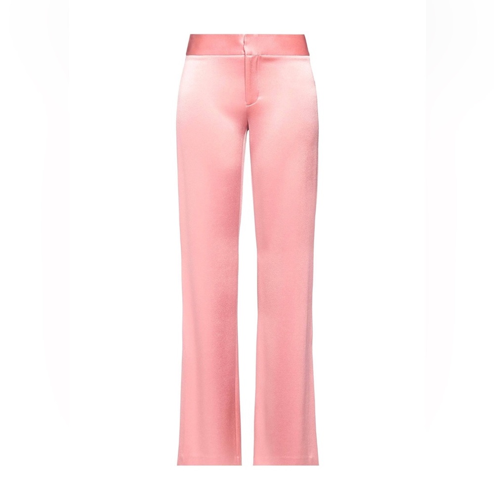 NWT Alice + Olivia Rose Satin Flare Pants
